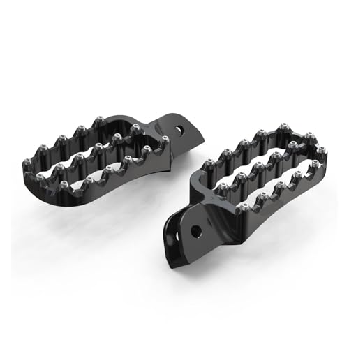 Repose-pieds larges moto pour éviter la fatigue sur BMW R 1250 GS noir