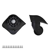 1 par de ruedas de maleta rueda maleta universal rotación 360° reparación de Maletas para carro maleta baúl