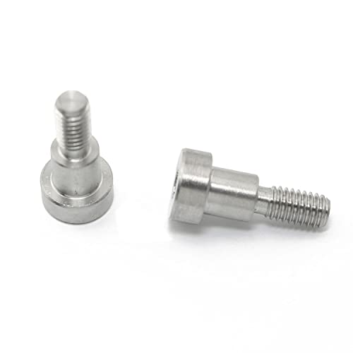 Pro Bamboo Kitchen HSSB304-6-4 4Pcs 304 Stainless Steel Hex Socket Shoulder Bolt 8Mm Shoulder M6 Thread thumb #3