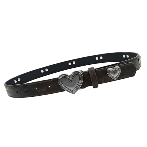 Heart Buckles Belt Fashionable Women Waistband Adjustable for Fashion Women and Trendy Students4
