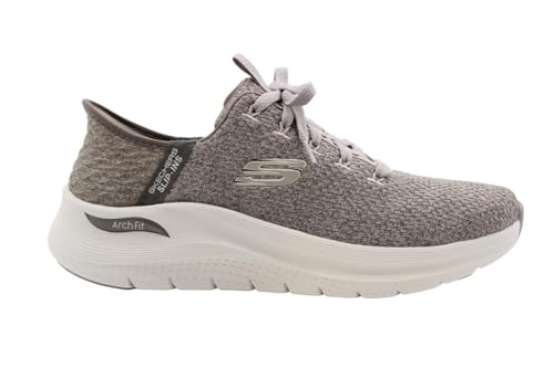 Image of Skechers Men's 232462wwTrainers, Taupe Knit, 13 UK