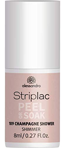 Alessandro Vernis à Ongles UV/LED Striplac Peel/Soak Champagne Shower