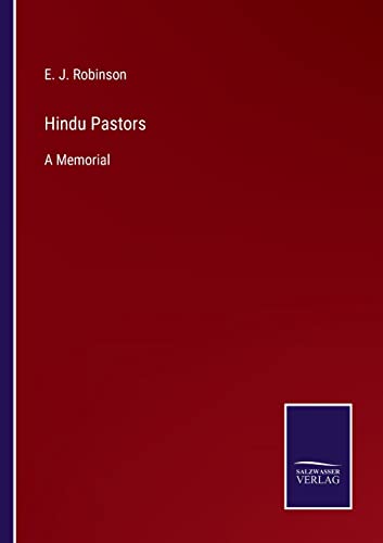 Hindu Pastors: A Memorial