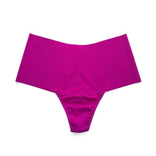 Image of hanky panky - BreatheSoft High Rise Thongs for Women | Microfibre Knit Underwear Panties, Lingerie | Sizes (XS-XL), 3 pack