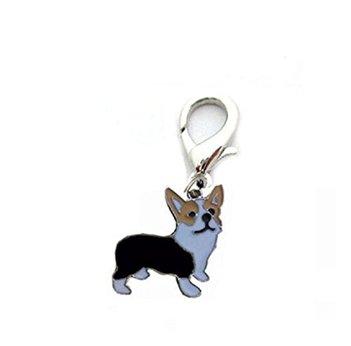 Anboo Pet Dogs Collar Charms Necklace Pendant ID Tag Disc Disk Pet Identification Tags (Corgi)