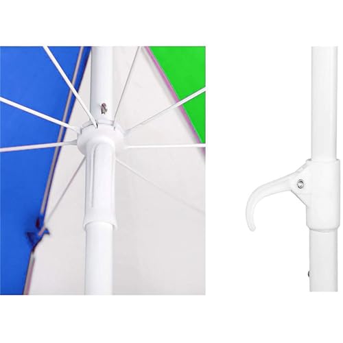 XONOV Multicolor Patio Umbrella with Stand Pack of 1 - Image 5