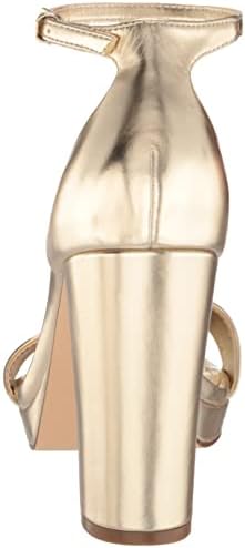 Nine West Women's Elope Heeled Sandal, Gold, 7.5 | Image 2