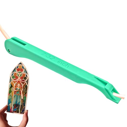 Herramienta De Aluminio De Vidrieras: Dispensador De Artesanía De Cobre, Cortador Portátil De Alojamiento | Aplicador De Cinta De Vidrio Hecha A Mano, Soporte De Rollo Colorido De Precisión Para Reduc Herramienta De Aluminio De Vidrieras: Dispensador De Artesanía De Cobre, Cortador Portátil De Alojamiento | Aplicador De Cinta De Vidrio Hecha A Mano, Soporte De Rollo Colorido De Precisión Para Reduc