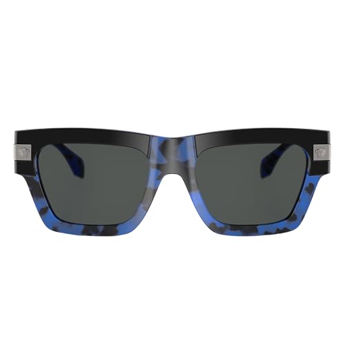 Image of Versace Man Sunglasses Black Frame, Dark Grey Lenses, 55MM