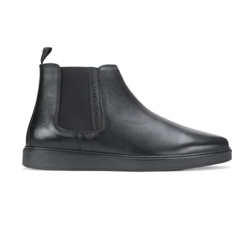 Image of Thomas Crick Men's Genuine Leather Chelsea Boots - Slip-On Dress Boots with Elastic Gusset, Ortho Footbed & Lightweight Anti-Slip Sole for Casual or Formal Wear