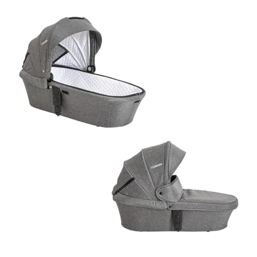 Carrinho de Bebê Sunny e Moisés Melange Grafite