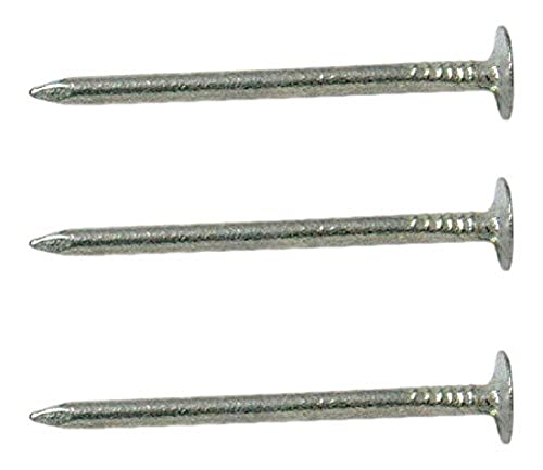 Merriway BH03742 32 mm Extragroßer Kopf Dachnagel, Weiß, 500 Stück