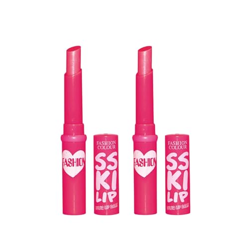Image of FASHION COLOUR Kiss Lip Balm For All Skin Types | For Dark, Dry & Pigmented Lip | Moisturising, Non-Sticky, Shiny & Soft Lip | Tinted Balm (02 Purple Sexy)