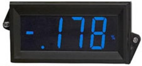 Open Source Meter OSMVP-809B Digital Panel Meter BLUE NEG Backlight 31/2 Digit LCD Display V-In 10V 5V 200mV DC Eng Units °F °C PSI% Decimal Points 3 Pos Adj Span and Offset Std 1/8 DIN Package