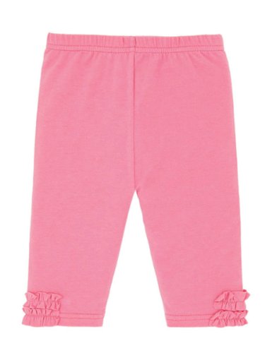 Rabbitmoon Girl's Sparkle Capri Legging