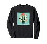 Rose Plant In Pot Hearts Cottagecore Merch