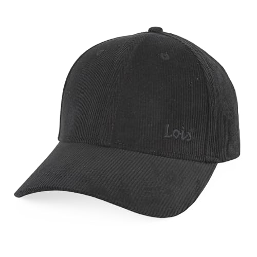 Lois - Gorras Hombre con diseño Moderno para el Verano Estilo Gorra Beisbol Hombre, cómodas, Ajustables y Transpirables Tipo Gorra Trucker Hombre, Negro