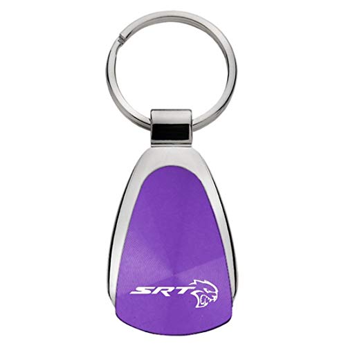 Porte-clés Hellcat Dodge Challenger violet en larme pour trousseau auto quotidien