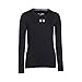 Under Armour Girls' ColdGear Long Sleeve, Black (001), Youth Medium