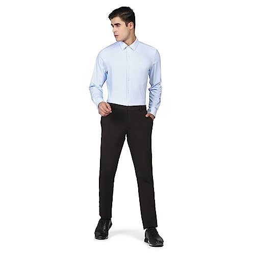 Image of Siea Casual Solid Khakis in Brown