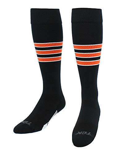Image of Baseball & Softball Socks | USA Made Dugout Series Striped | Over the Calf | Sizing for Youth Boys, Girls, Men, & Women's