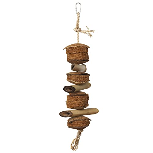 Prevue Hendryx Naturals Preen & Pacify Coco And Bamboo Bird Toy 62800 #TOP14