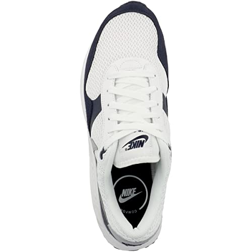 Nike Men's Air Max SYSTM Running Shoes, White/Wolf Grey-Obsidian, 10 M US2