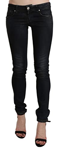 Jeans femme chic taille basse skinny noir pour affiner la silhouette
