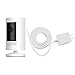 Weatherproof Integrated Charger for Ring Spotlight Cam Battery - Extra Long and Thin 21ft Cable to Continuously Operate Your Home Security Camera - by Wasserstein (White)