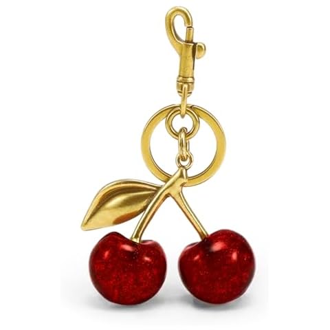 FASTFAIRY Glitter Cherry Bag Charm Cover