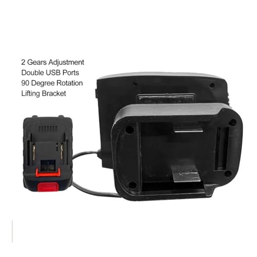 Chauffage d'appoint sans fil thermique portable double USB pour BL1850