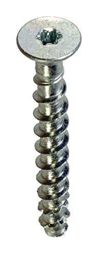 Simpson Strong-Tie THDB25412CS Titen HD 1/4 in. x 4-1/2 in. Zinc-Plated Countersunk Head Heavy-Duty Screw Anchor (50-Qty)