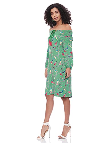 Image of Max Women's Rayon A-Line Ankle Length Ethnic Dress