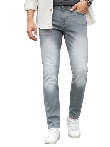 Image of Urbano Fashion Men's Regular Fit Washed Jeans Stretchable