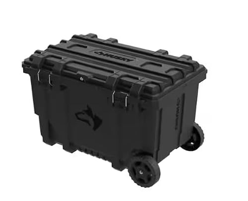 36.5 in. Black Heavy Duty Large Rolling Toolbox with Tool Tray and Keyed Lock