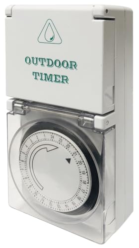 Programmateur mécanique extérieur étanche IP44 automatique pour éclairage et arrosage - 2