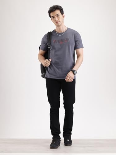 Image of WROGN Men's Cotton Stretch Jeans | Solid | Slim Fit