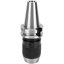 BT40 Drill Chuck Tool Holder, CNC Drill Chuck, Integrated Self Tightening High Wear Carbon Steel CNC Tool Holder for Milling Machines BT40-APU16
