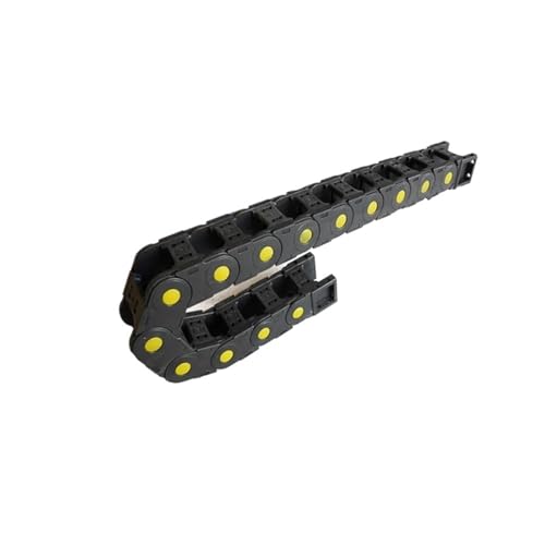 Chaîne de transmission 25 x 57 mm pour gaine de remorquage et guidage de câble en plastique