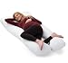 ComfySure 66" Pregnancy Full Body Pillow - U Shaped Queen Size Maternity and Nursing Cushion with Removable White Cover - Back, Neck Hip Support and Relief - Firm and Plush
