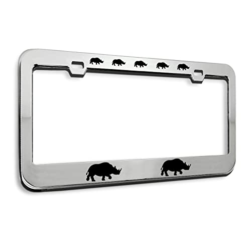 Rhino USA Heavy Duty License Plate Frame