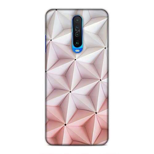 Image of Printed Mobile Back Hard Case Cover for Xiaomi Poco X2 / Xiaomi Redmi K30 / Xiaomi Redmi K30 5G | Pink Stars, Multi Stars Black dot -2180