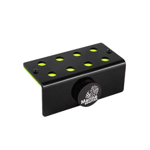 Meki Acua Marine Sources Aquarium Clear Acrylic Coral Frag Plugs Rack Holder SPS Coral Support Seawater Fish Tank Accessories Magnetic (CRB-M-G8)