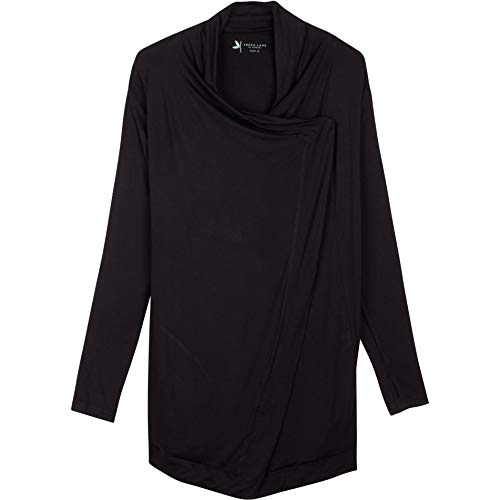 Shedo Lane Women's Long Sleeve Wrap Cardigan - UPF 50+ Sun Protection Black XS