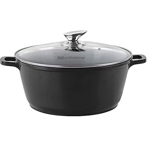SQ Professional Die-Cast Aluminium Stockpot with Lid Cover