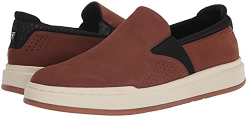 Stacy Adams Men's Colson Slip On Sneaker, Cognac, 9.5 | Image 6