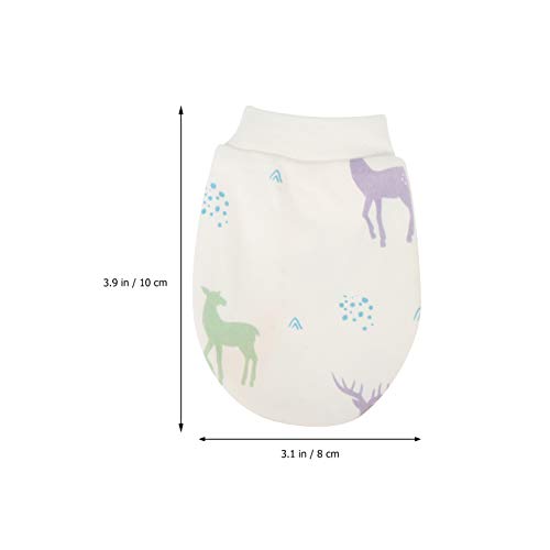 NOLITOY 7Pairs Scratch Cotton Gloves for Newborns Soft Mittens to Prevent Scratches Keep Hands Warm for Boy Girl Comfortable Durable Protective Gloves4