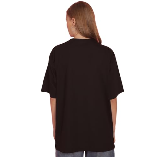 Image of Mack Jonney Printed Round Neck Cotton Regular Fit Oversize Half Sleeves Tshirt for Women(Pack of 3)-MACK631093