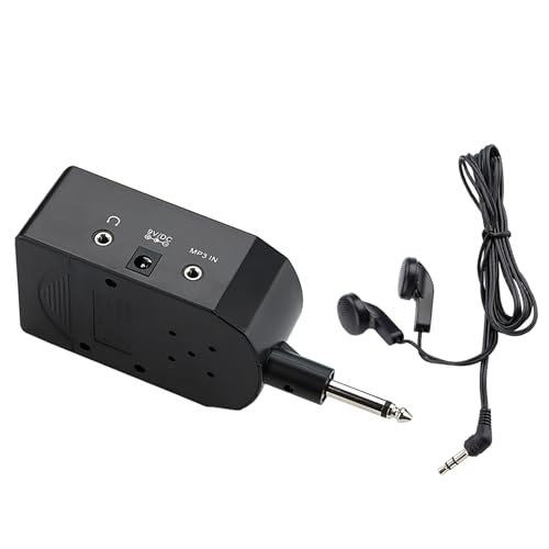 Amplificateur de guitare électrique portable avec entrée MP3 et prise casque