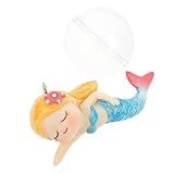 COLLBATH 樹脂製人魚装飾フィギュア 耐久性素材の水槽装飾 自然な景観演出 卓上飾り インテリア用家庭向け